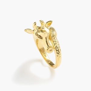 14k gold J Crew giraffe ring size 7